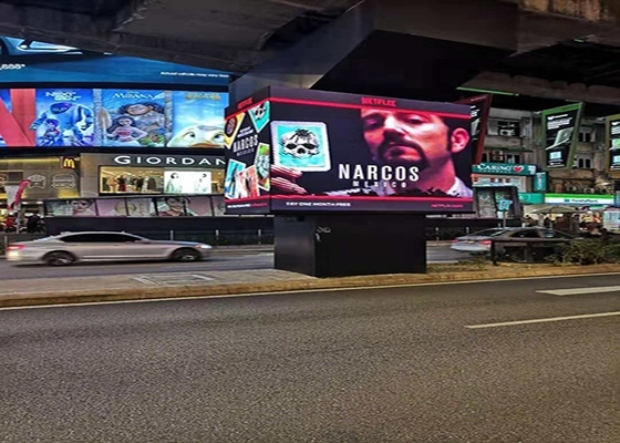 Kiểm tra năng lượng chống nước HD Cho thuê sân khấu RGB P10 Bên ngoài màn hình LED đầy màu sắc