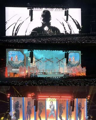 1R1G1B Nội thất 160000 pixel / mét vuông P2.5 LED Digital Screen led bảng quảng cáo