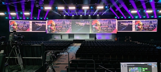 P5 Bên ngoài Full Color High Definition Waterproof LED Die-Casting Aluminium Screen