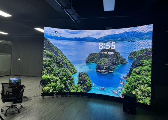 Thuê bảng quảng cáo LED Bên trong Màn hình Độ sáng 800cd Video Vivid Epistar 4mm Pixel Pitch