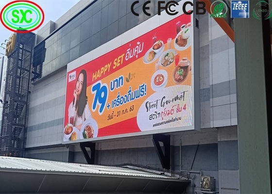 Màn hình Billboard màn hình dẫn màn hình P6 ngoài trời Ultra HD độ phân giải cao Ip65 Kích thước lớn