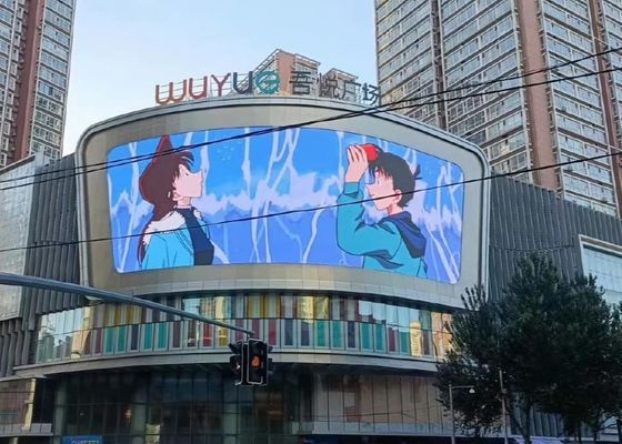 P10 Màn hình màn hình LED ngoài trời 10000dots/sqm 5000cd/m2