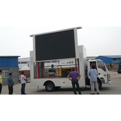 Truck-mounted Mobile Truck LED Display với trung bình không thất bại của 1000hours và Full Color Tube Chip Color