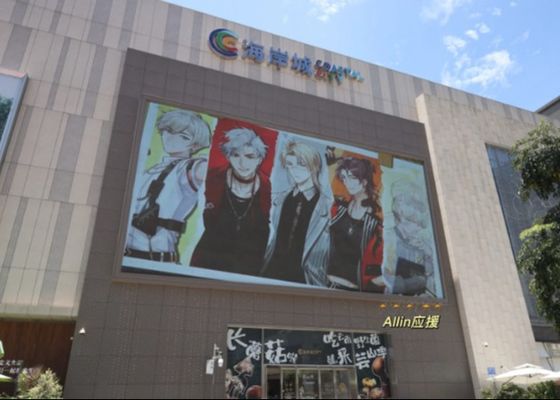 Màn hình quảng cáo LED ngoài trời P10, chống nước IP65, độ sáng 5000cd