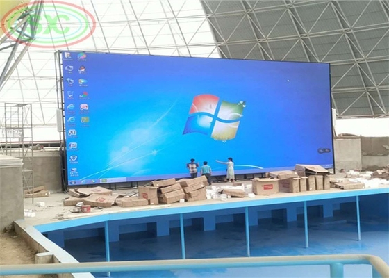 Nhà hàng ngoài trời cho thuê Full Color LED Video Wall Screen P5 960 * 960mm với 320 * 160mm Module