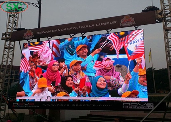 SMD P6 Commercial Led Advertising Billboards 1/8 Scan màn hình bảng điều khiển LED đầy màu sắc