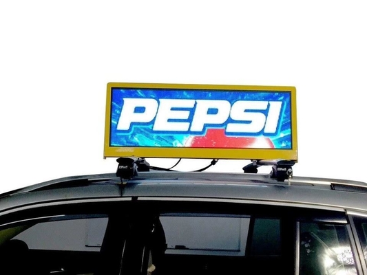 Taxi Top Led Double Face P5 Car Led Display 96 * 32Cm Không thấm nước ngoài màn hình LED cho quảng cáo