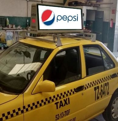 Màn hình biển LED chống nước, màn hình mái xe taxi ngoài trời đầy màu sắc