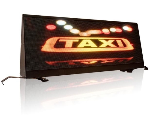Quảng cáo ngoài trời dễ dàng hơn với màn hình hiển thị biển LED xe 320 * 106 điểm độ phân giải màn hình và tiêu chuẩn CE / ROHS / FCC / ISO2001