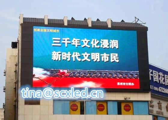 Giá tốt Kích thước màn hình tùy chỉnh màn hình LED đầy màu ngoài trời với chế độ lái xe 1/20S và độ sáng 5500 trực tuyến
