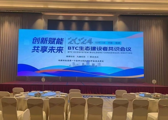 Thuê trong nhà P1.923 Led Display Rgb Led Billboard 246x246mm Kích thước mô-đun