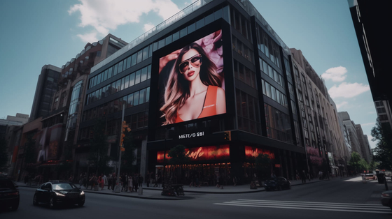 SCX LED Full Color Outdoor Fixed Installation Billboard Screen Video Wall P5 màn hình LED với màu sắc thật và tự nhiên