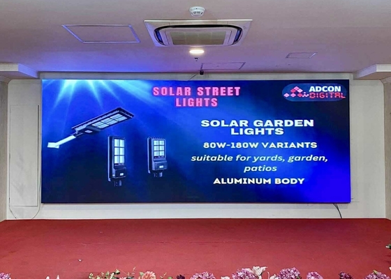 COB P1.25 Pitch Ultra High Definition Rental LED Display Nội thất Hệ thống NOVA HD 1R1G1B