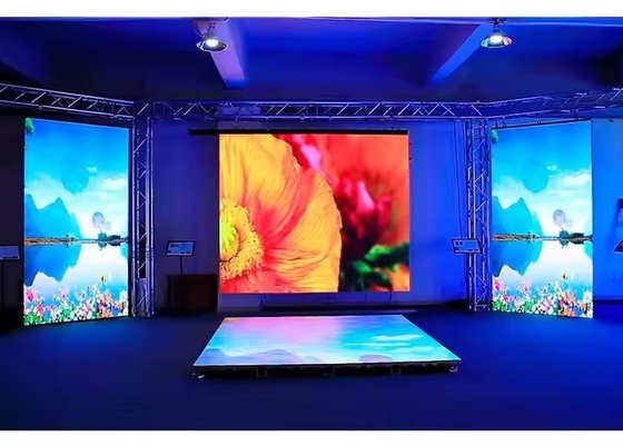 Màn hình LED ngoài trời thuê P4.81 màn hình cong SMD 2727 Cho giai đoạn 3840HZ