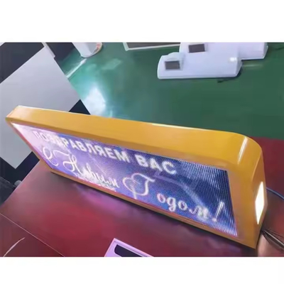 Màn hình xe taxi chống nước P4 đầy đủ màu sắc chip Epistar 3 năm bảo hành