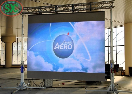 Màn hình LED đầy màu trong nhà P3.91 500 * 500mm Pixel Trung tâm mua sắm Cho thuê Video Wall