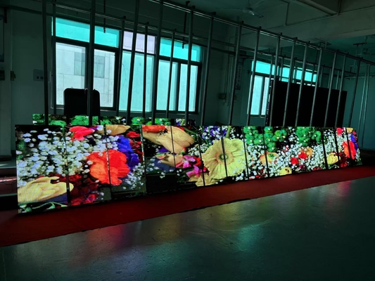 RGB P2.6 Indoor Die-casting Aluminum Full Color LED Display Cho thuê 3840HZ HD Video Screen 250 * 250MM