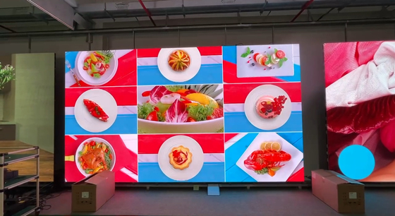RGB P2.6 Indoor Die-casting Aluminum Full Color LED Display Cho thuê 3840HZ HD Video Screen 250 * 250MM