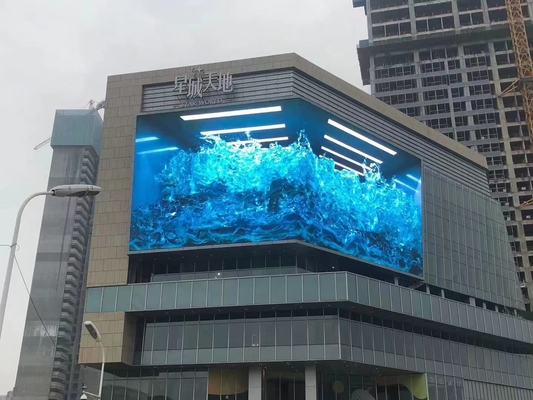 Nationstar Outdoor Full Color P10 màn hình LED cho cài đặt cố định Kiểm soát nước và độ sáng cao Quảng cáo Video Wall