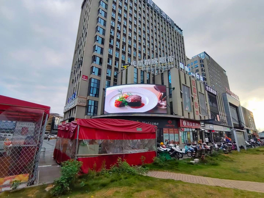 Nationstar Outdoor Full Color P10 màn hình LED cho cài đặt cố định Kiểm soát nước và độ sáng cao Quảng cáo Video Wall