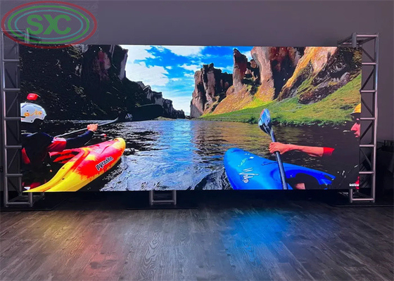 Hệ thống tường video LED hoàn chỉnh P3.91 Màn hình LED 500mmx500mm Bức nền sân khấu Màn hình LED trong nhà