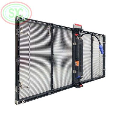 Tường video LED trong suốt có thể tùy chỉnh với loại LED SMD2121 và trọng lượng mô-đun 0,2KG / PC