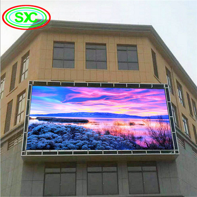 Chất liệu tủ nhôm tùy chỉnh màn hình LED cố định phương pháp bảo trì dịch vụ phía sau Smd3535/2727 LED Shape Size