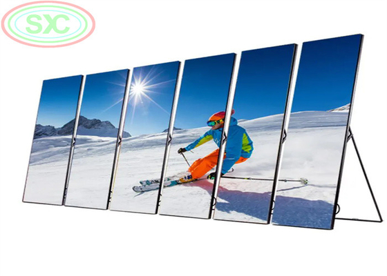 Màn hình poster LED thép với mật độ 122880 pixel cho trung tâm mua sắm và phòng hội nghị