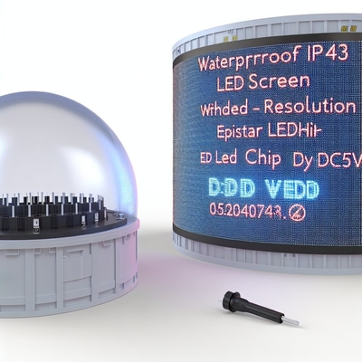 Màn hình LED IP43 chống nước với độ phân giải Epistar Led Chip DC5V
