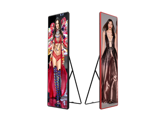 Cabinet Aluminium LED Poster Display với kích thước màn hình 680x2000mm và cấu hình màu sắc 1R1G1B