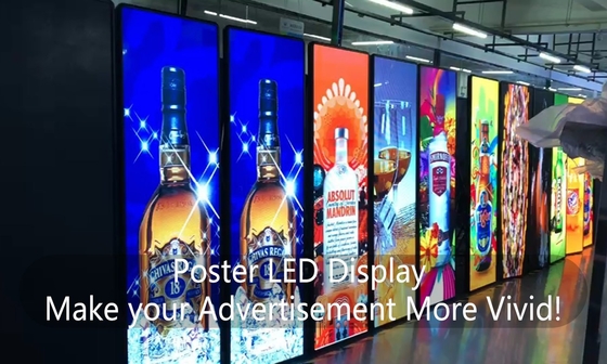 Màn hình LED quảng cáo tấm nhôm với cấu hình màu 1R1G1B