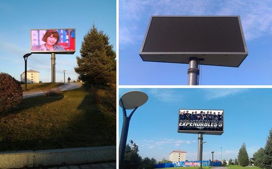 Màn hình LED ngoài trời đầy đủ màu sắc cho quảng cáo thương mại và tường video SCX LED P8 Tùy chỉnh Màn hình dễ lắp đặt