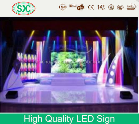 Màn hình LED đầy màu trong nhà với hệ thống kiểm soát LSN / NoVa và 160000 Dot / m2 từ Shenzhen