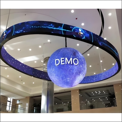 Màn hình LED hình cầu kích thước mô-đun 320*160mm để hiển thị đa chức năng video/văn bản/hình ảnh