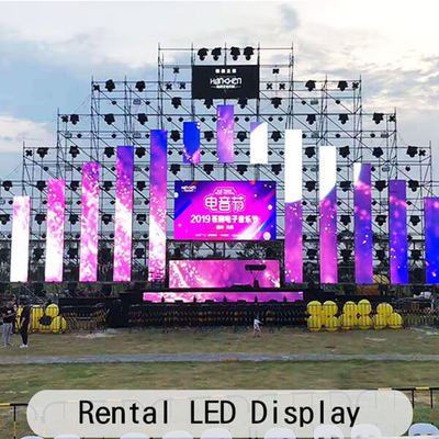 Giá tốt Kho hàng thuê màn hình LED với tủ nhôm đúc và trọng lượng mô-đun 0,25 kg trực tuyến