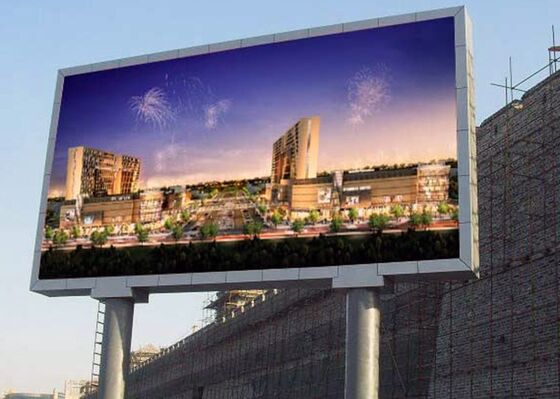 SCX LED P6 Bên ngoài màn hình LED đầy màu cho quảng cáo với tốc độ làm mới cao 3840hz