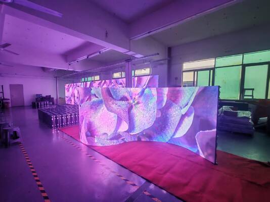 Nội thất p2.5 màn hình LED đầy màu với tủ 640x480mm 3840hz