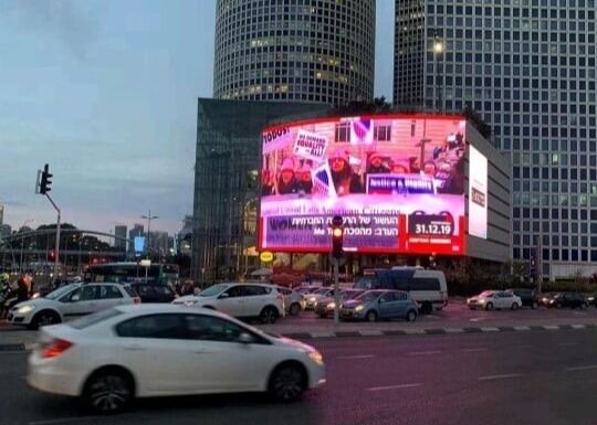 tủ dịch vụ phía sau chống nước p10 màn hình led full color ngoài trời