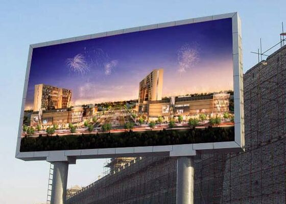 tủ dịch vụ phía sau chống nước p10 màn hình led full color ngoài trời