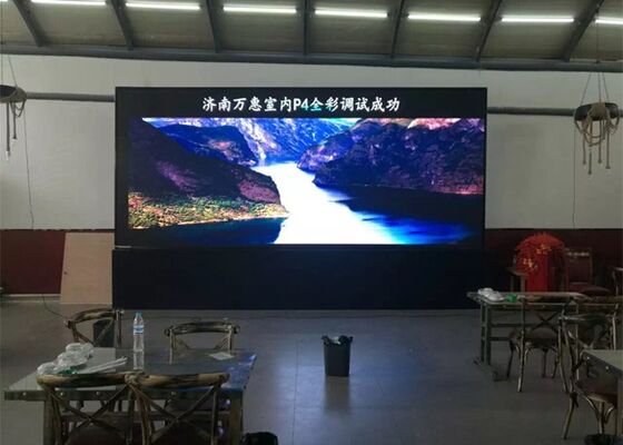Chất lượng tốt P2 Indoor Led Screen tường video với tốc độ làm mới 3840hz dịch vụ trước
