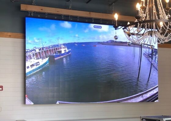 Chất lượng tốt P2 Indoor Led Screen tường video với tốc độ làm mới 3840hz dịch vụ trước
