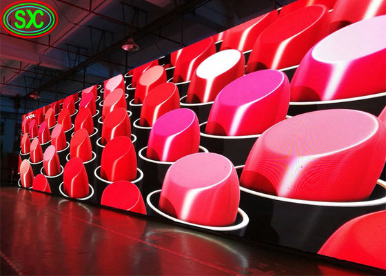 Tấm LED cong độ sáng 1200cd/M2, cho thuê HD P2.9 P3.91 P4.81, phông nền sân khấu màn hình LED