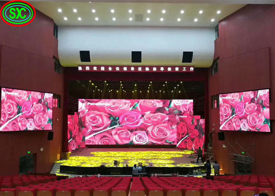 Giá tốt Indoor LED Stage Backdrop P4.81 500*500mm Nhà thờ Khách sạn Hội nghị dẫn màn hình nền sân khấu trực tuyến