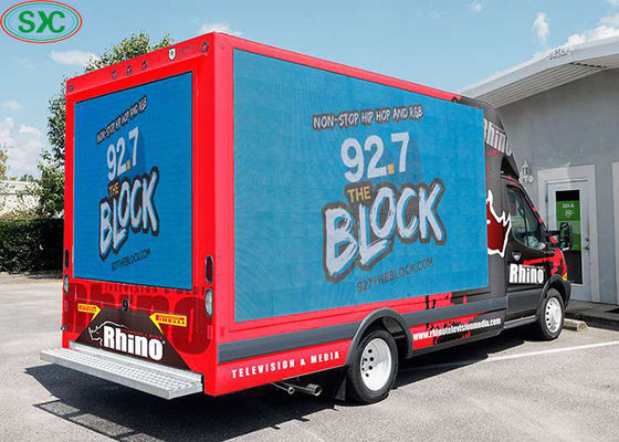 Màn hình LED di động ngoài trời P5 trên xe tải, khoảng cách điểm ảnh 5mm, IP65