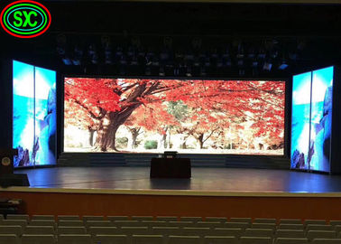 Indoor P3.91LED Stage Curtain Screen Background Quảng cáo Cho thuê HD Không kéo