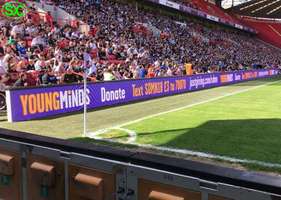 P8 Chu vi sân vận động thể thao Video Led Hiển thị mức tiêu thụ điện năng thấp