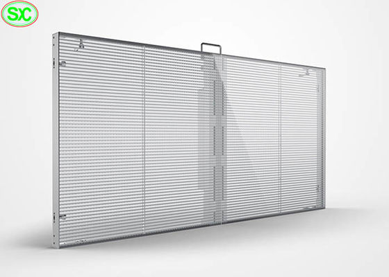 P10 Quảng cáo màn hình kính trong suốt màn hình hiển thị cửa sổ trong suốt