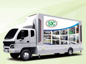 Màn hình quảng cáo ngoài trời chống nước LED Truck hiển thị P6 độ sáng cao Epistar Chip