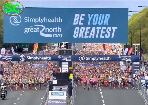 Màn hình LED quảng cáo ngoài trời P3.91 với độ sáng cao, chống nước IP65 và màn hình đầy màu