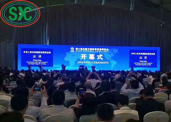 Màn hình cho thuê LED ngoài trời đầy màu sắc, màn hình video trong suốt pitch 6mm Pixel